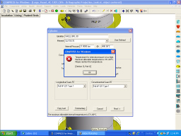 An input temperature error message in COMPRESS.