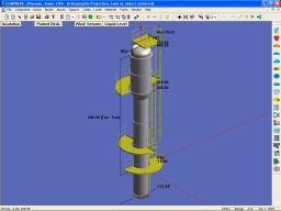 Vacuum tower modeled in COMPRESS