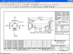 Floating heat exchanger general arrangement drawing