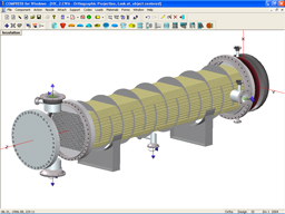 Heat exchanger designed in COMPRESS