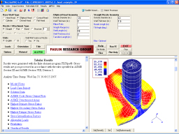 NozzlePRO FEA model of a nozzle in the knuckle region of a formed head