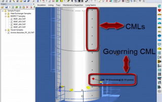 INSPECT Shows API 510 Condition Monitoring Locations in 3D