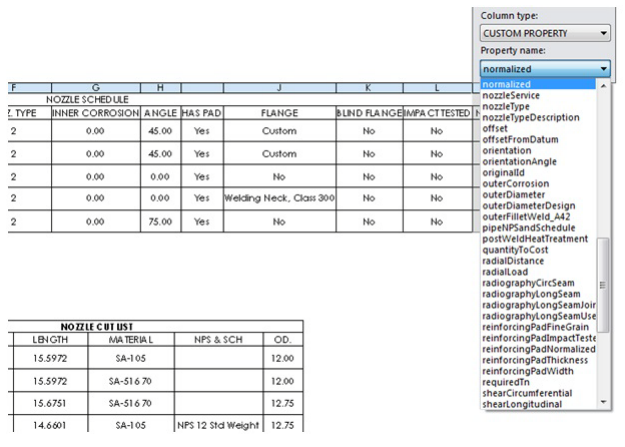 Solid Model Custom Properties