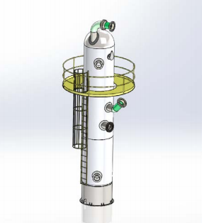 Pressure Vessel Solid Model Exported from COMPRESS to SOLIDWORKS