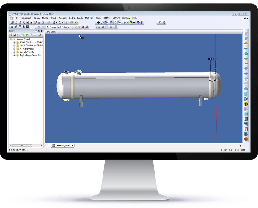 Compress Pressure Vessel Software