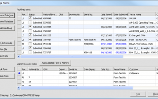 COMPRESS Forms Management Interface