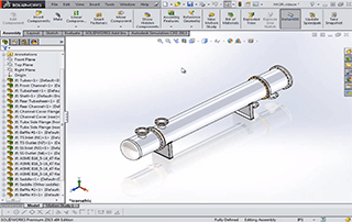 SOLIDWORKS Heat Exchanger