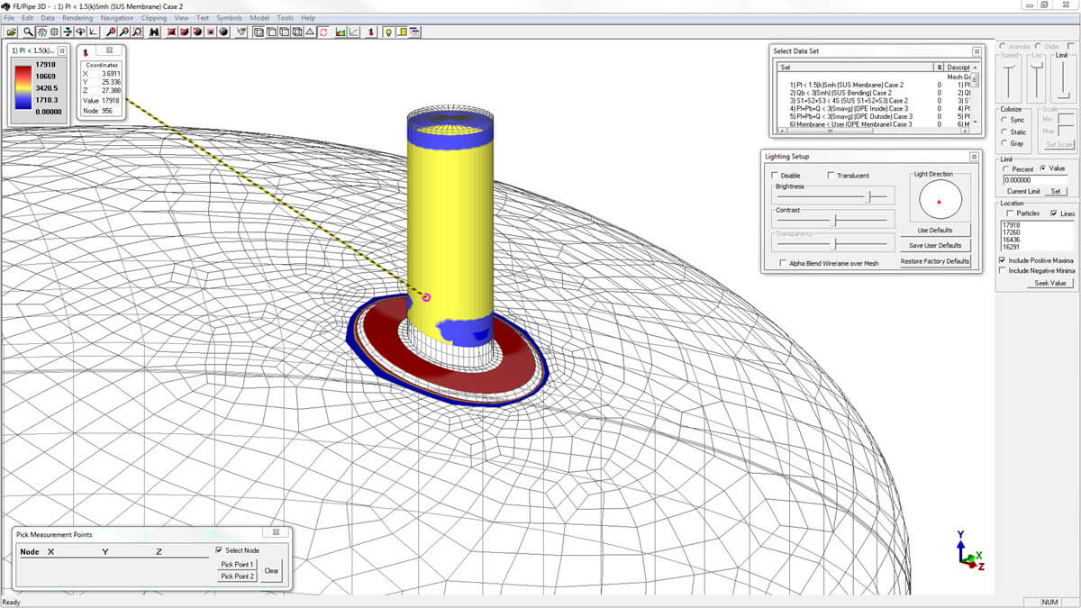 Nozzle Projection Chart