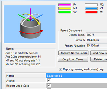 In Design Mode, select thicknesses, sizes and ratings to meed code requirements