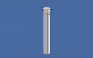 Intercambiador de calor vertical en COMPRESS