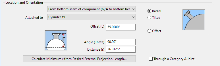 COMPRESS Provides Designers With Unmatched Flexibility When Specifying Nozzle Location and Orientation COMPRESS Provides Designers With Unmatched Flexibility When Specifying Nozzle Location and Orientation