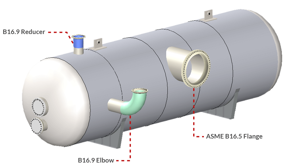 Nozzle Connections in COMPRESS