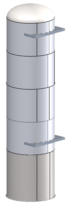 Shipping (aka Transportation) Saddles on Vertical Pressure Vessels Can be Designed by COMPRESS