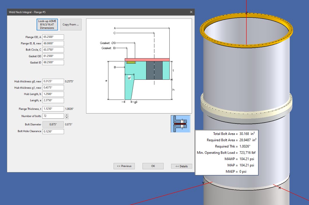 Appendix Y Flange Design in COMPRESS