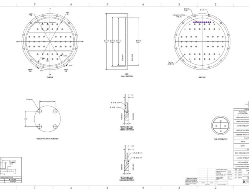 Tubesheet, Nameplate, and Leg Drawings Using the Codeware Interface