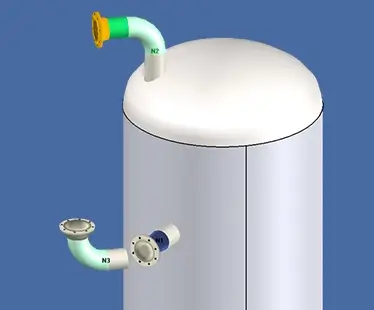 Pressure vessel nozzles