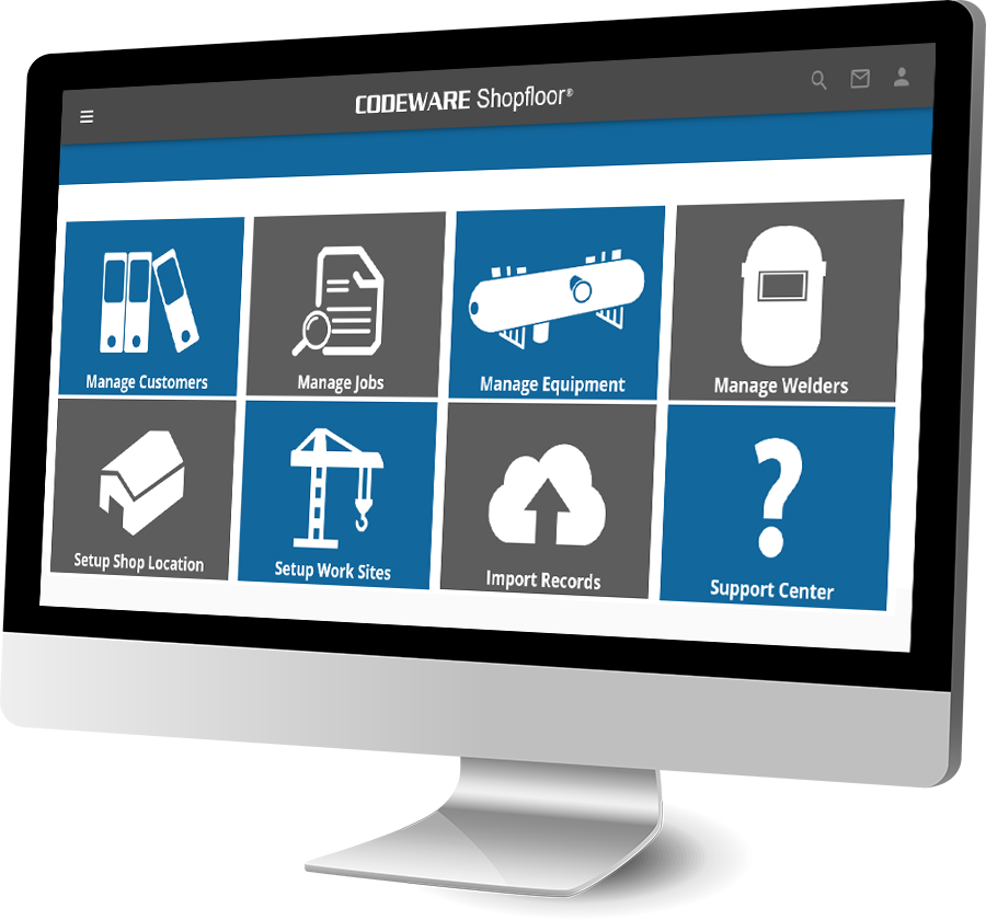 Shopfloor – ASME IX and AWS Welding Procedure software Shopfloor - ASME IX and AWS Welding Procedure software
