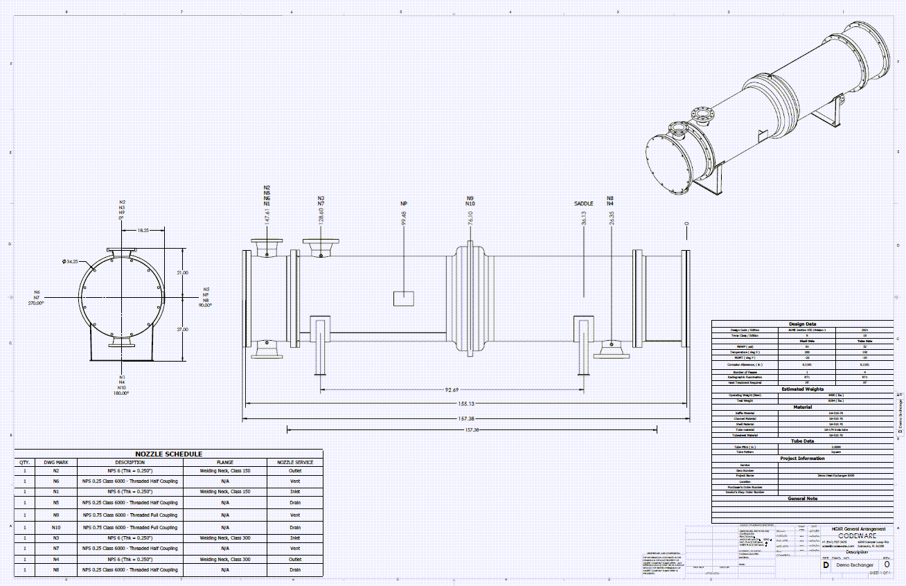 Heat exchanger expansion joint drawing using the Codeware Interface add-in for Autodesk Inventor Heat exchanger expansion joint drawing using the Codeware Interface add-in for Autodesk Inventor